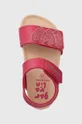 roza Otroški usnjeni sandali Garvalin