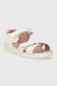 Detské kožené sandále Biomecanics biela