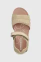 бежевый Детские кожаные сандалии Biomecanics