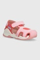 Biomecanics sandale copii imitatie de piele intoarsa roz 242280.G