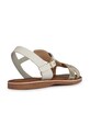 Fete Geox sandale din piele pentru copii J45BSE.08577.36.39 aur