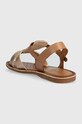 Девочка Детские кожаные сандалии Geox J45BSE.08577.36.39 коричневый