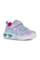 Geox sneakersy dziecięce ASSISTER x Minnie imitacja skóry licowej fioletowy J45E9B.02ANF.32.35