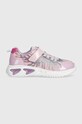 Geox sneakersy dziecięce syntetyczny różowy J45E9C.0ASKN.32.35