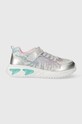 Geox sneakersy dziecięce syntetyczny srebrny J45E9C.0ASKN.32.35