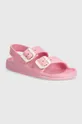 ružová Detské sandále United Colors of Benetton Dievčenský