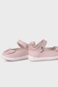 Dziewczynka Mayoral baleriny skórzane dziecięce 41517.17B.Baby różowy