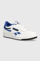 Дитячі шкіряні кросівки Reebok Classic Club C імітація лицьової шкіри білий 100075081