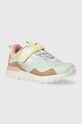 Shoo Pom sneakersy dziecięce JOGGY SCRATCH syntetyczny zielony Q4JACL04.G.30.34