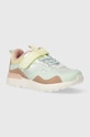 Shoo Pom sneakersy dziecięce JOGGY SCRATCH syntetyczny zielony Q4JACL04.G.30.34