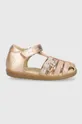 Detské kožené sandále Shoo Pom PIKA SPART zlatá