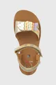 zlatá Detské kožené sandále Shoo Pom GOA BUBULLE