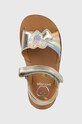 Shoo Pom sandały skórzane dziecięce GOA HEART beżowy Q4NEDF04.25.27