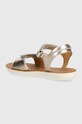 DÍVKA Dětské kožené sandály Shoo Pom GOA HEART Q4NEDF04.28.32 zlatá
