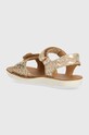 Dziewczynka Shoo Pom sandały skórzane dziecięce GOA HEART Q4NEDP04.25.27 złoty