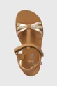 hnedá Detské kožené sandále Shoo Pom GOA SALOME