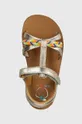 béžová Detské kožené sandále Shoo Pom GOA SALOME