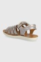 Fete Shoo Pom sandale din piele pentru copii GOA SPART Q4NKCW04.24.27 roz