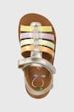 Shoo Pom sandale din piele pentru copii GOA SPART aur Q4NKCY04.24.27