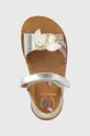 strieborná Detské kožené sandále Shoo Pom GOA TOUCAN