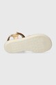 Shoo Pom sandale din piele pentru copii GOA TRESSE LOVE Q4NODK04.30.34 aur