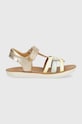 Дитячі шкіряні сандалі Shoo Pom GOA 4EVER Q4NSAW04. зелений SS24