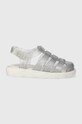 Dětské sandály Melissa MEGAN BB Planet friendly stříbrná M.33982