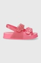 Melissa sandały dziecięce COZY SANDAL BB Planet friendly różowy M.35686