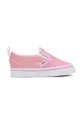 розовый Детские кеды Vans TD Slip-On V Для девочек