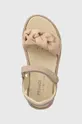 béžová Detské kožené sandále Primigi