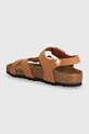 DÍVKA Dětské kožené sandály Birkenstock Kumba Kids BFBC 1026536.24.35 hnědá