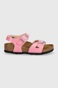 Birkenstock sandale copii Rio Kids BF Patent 1026864.24.35 roz SS24