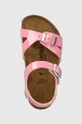 rosa Birkenstock sandali per bambini Rio Kids BF Patent