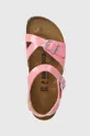 rosa Birkenstock sandali per bambini Rio Kids BF Patent