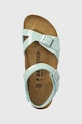 Dětské sandály Birkenstock Rio Kids BF Patent tyrkysová 1026870.36.39