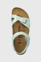 turchese Birkenstock sandali per bambini Rio Kids BF Patent