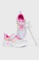 Παιδικά αθλητικά παπούτσια Skechers PRINCESS WISHES ροζ