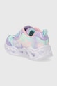 Fete Skechers sneakers pentru copii HEART LIGHTS LOVIN REFLECTION 302693N violet