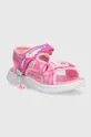 roza Otroški sandali Skechers JUMPSTERS SANDAL SPLASHERZ Dekliški