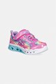 Skechers FLUTTER HEART LIGHTS GROOVY SWIRL tenisky detské ružová 303253L