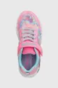 ροζ Παιδικά αθλητικά παπούτσια Skechers INFINITE HEART LIGHTS COLOR LOVIN