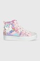 Skechers tenisówki dziecięce TWI-LITES 2.0 ENCHANTED UNICORN 314399L różowy SS24