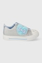 Детски ниски кецове Skechers TWINKLE SPARKS GLITTER GEMS сребърен 314778N