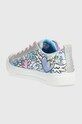 Fete Skechers tenisi copii TWINKLE SPARKS FLYING HEARTS 314805L argintiu
