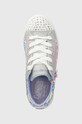 Skechers tenisi copii TWINKLE SPARKS FLYING HEARTS argintiu 314805L