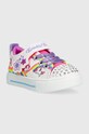 Skechers tenisi copii TWINKLE SPARKS JUMPIN CLOUDS 314809N alb SS24