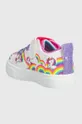 Fete Skechers tenisi copii TWINKLE SPARKS JUMPIN CLOUDS 314809N alb