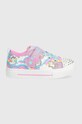 Skechers tenisówki dziecięce TWINKLE SPARKS JUMPIN CLOUDS fioletowy 314809N