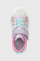 Детски ниски кецове Skechers TWINKLE SPARKS JUMPIN CLOUDS виолетов 314809N