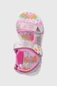 rosa Skechers sandali per bambini RAINBOW SHINES UNICORN SPARKLES